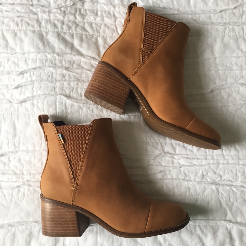 Toms Esme Boot, Tan, Size 6